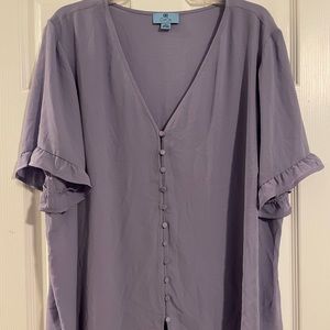 CeCe 3x button up blouse